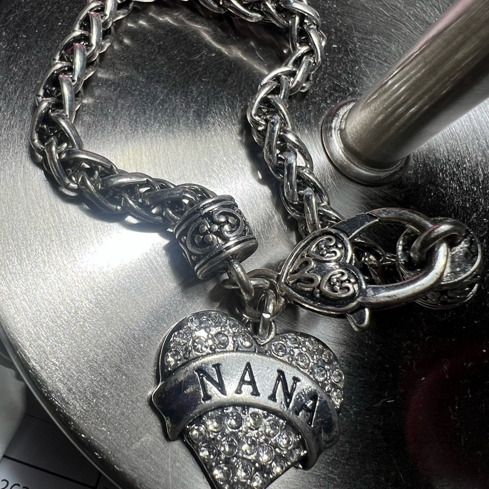 Silver Heart Charm Bracelet